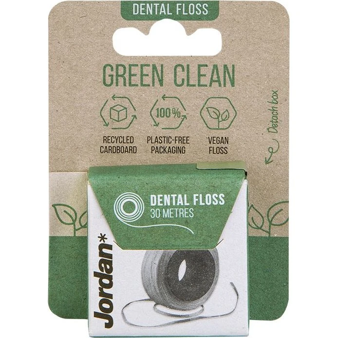 Jordan Green Clean Tandtråd 30 m – vegansk, biobaseret