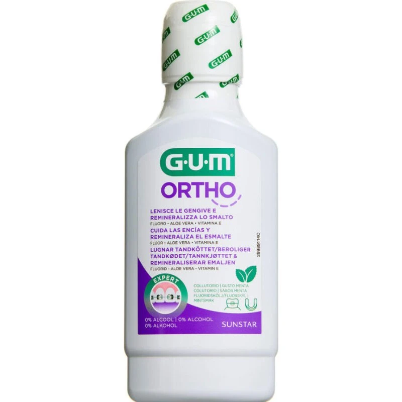 GUM Ortho Mundskyl 400 ppm fluor, 300 ml