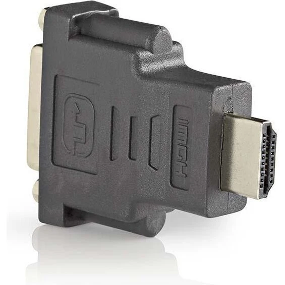 Nedis HDMI til DVI‑D adapter 24+1 hun, guldpladeret, antracit