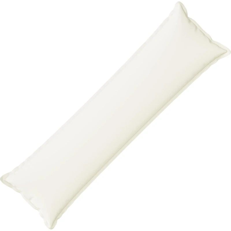 vidaXL HOUTEN Pude, Hvid Faux Linned, 40 x 145 cm