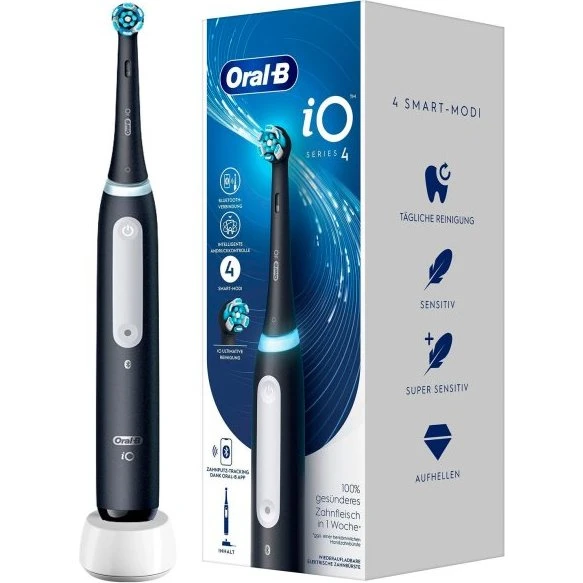 Oral-B iO4 elektrisk tandbørste mat sort