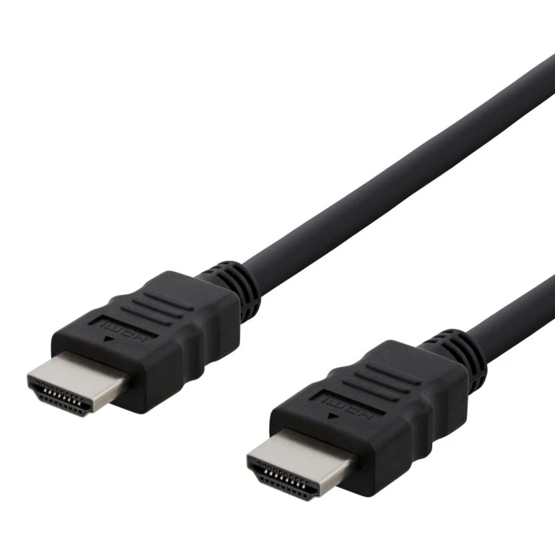 DELTACO HDMI-905 High Speed HDMI-kabel 0,5 m – 4K@60Hz, sort