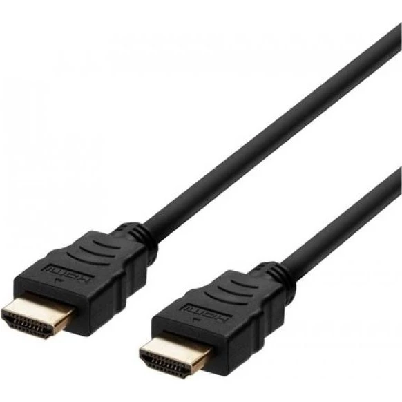 Deltaco ULTRA HDMI 2.1 Kabel 1 m (8K) – Sort