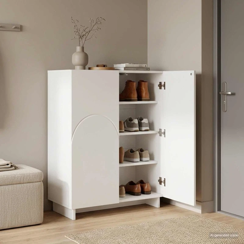vidaXL Skoskab 73 x 38 x 87,5 cm - Hvid