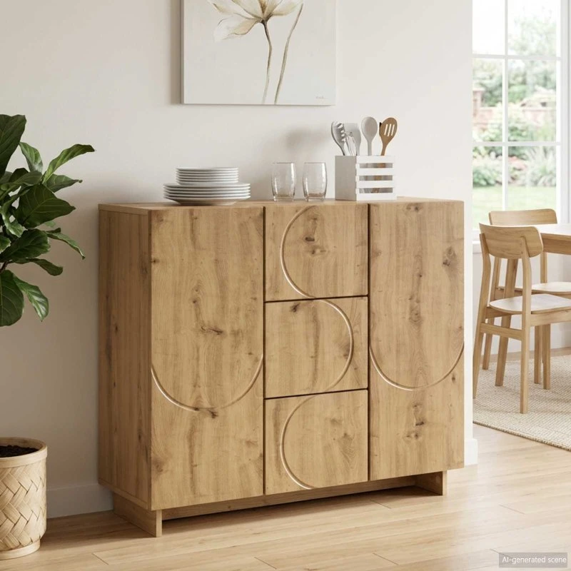 vidaXL Sideboard Artisan-eg 85.5 x 31 x 75 cm