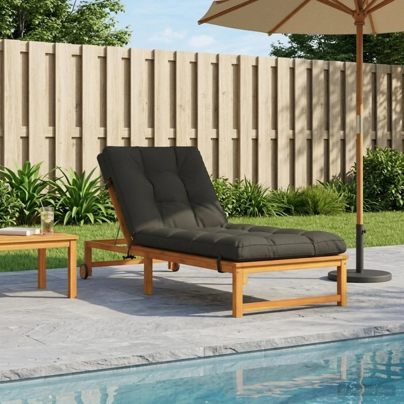 vidaXL Solsengspude VIANEN Antracit 200 x 70 x 8 cm