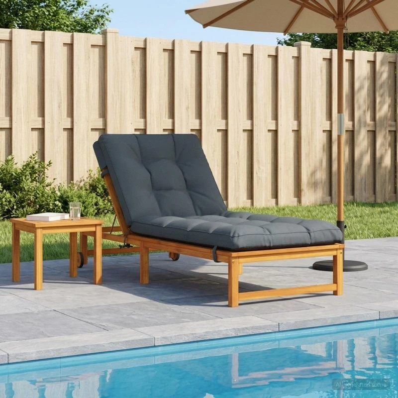 vidaXL Solsengspude VIANEN Blå 200 x 70 x 8 cm