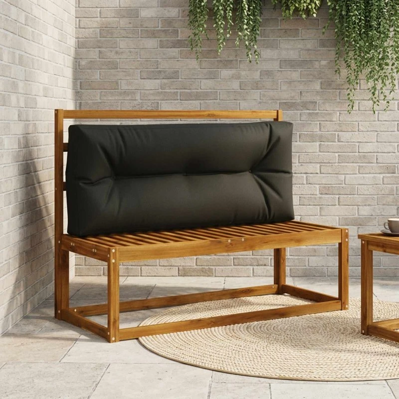 vidaXL VIANEN Palle rygpude - Sort - 120 x 60 x 12 cm