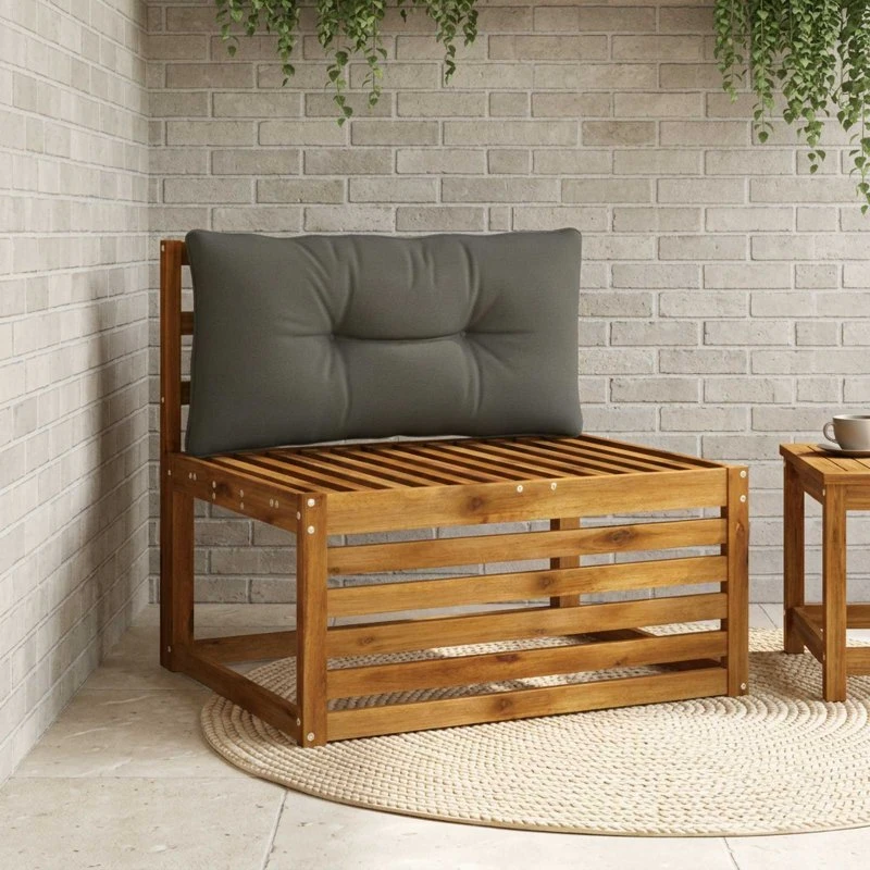 vidaXL Rygpude PUTTEN Antracit 70 x 40 x 10 cm