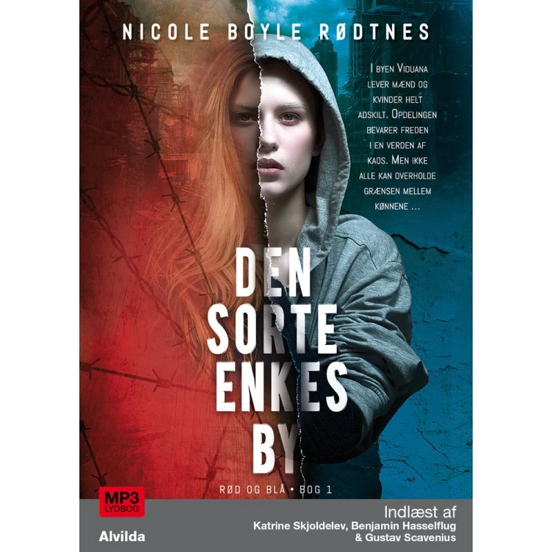 Rød og blå 1: Den sorte enkes by - Lydbog