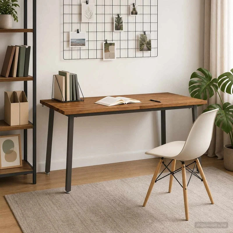 vidaXL Spisebord med live edge i massivt akacietræ, 160x90x75 cm