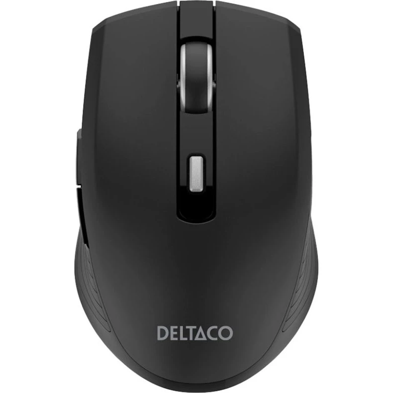 Deltaco Silent Trådløs Mus 1800 DPI (USB-C-modtager & Bluetooth)