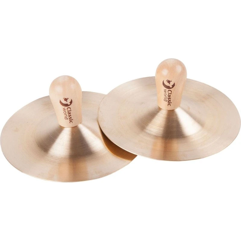 Classic World Cymbals Metal 15cm med træhåndtag
