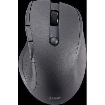 Deltaco Bluetooth Office Mouse 5 knapper 600-1200 DPI - Sort