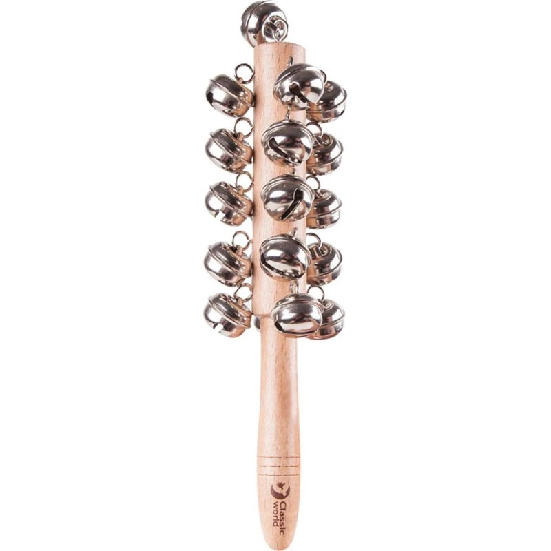 Classic World Tambourine Stick med klokker