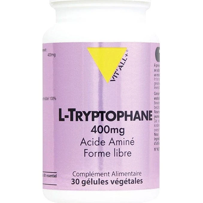 Vit'All+ L-tryptophan 400mg - 30 vegetabilske kapsler