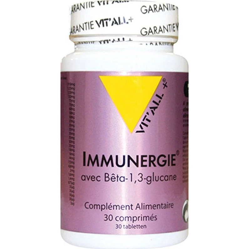 Vit'All+ Immunergi med beta-1,3-glucan, 30 tabletter