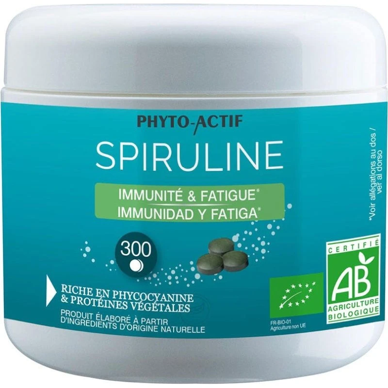 Phyto-Actif Spirulina Bio 300 tabletter