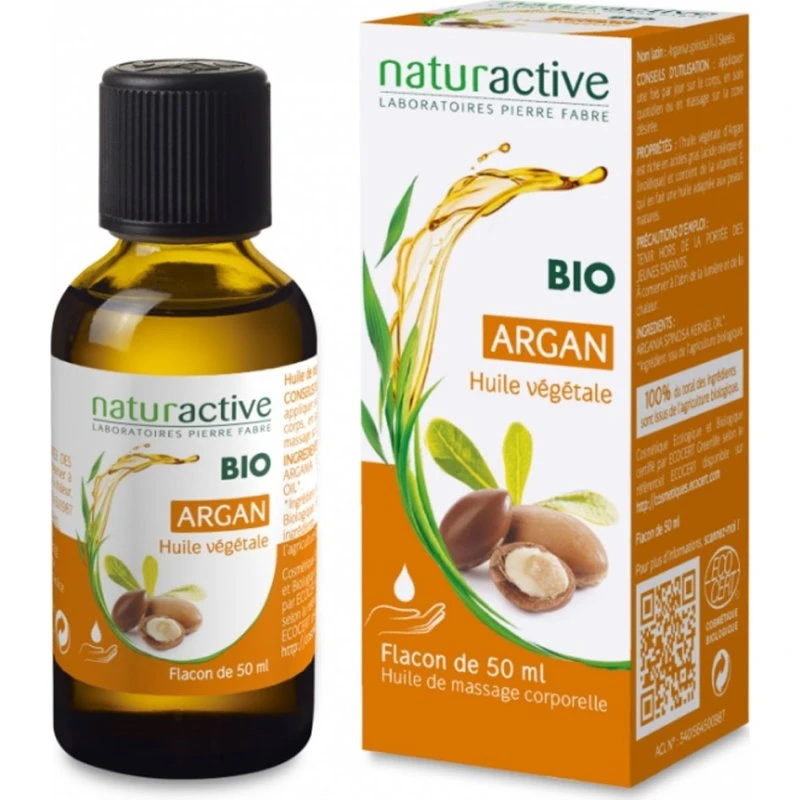 Naturaktiv økologisk argan vegetabilsk olie 50ml