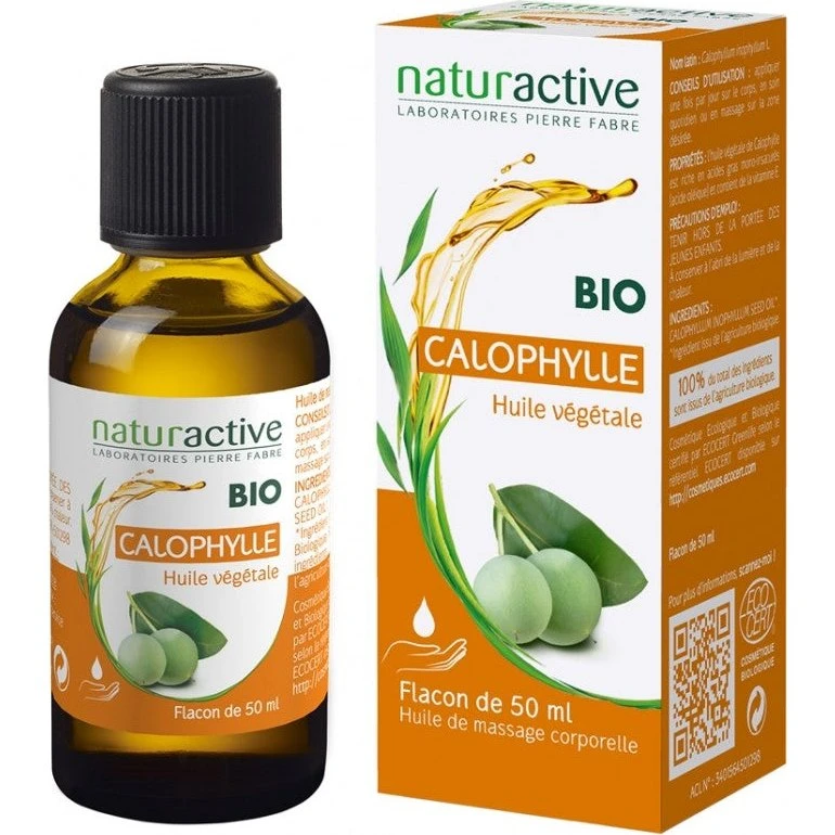 Naturaktiv økologisk kalophylle vegetabilsk olie, 50ml