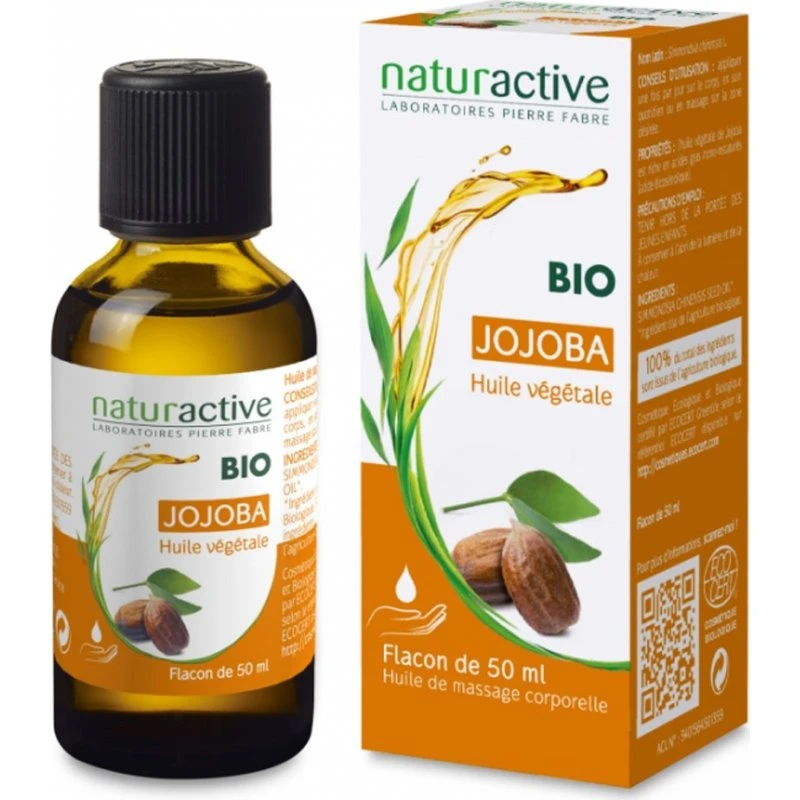 Naturaktiv Økologisk Jojoba Vegetabilsk Olie 50ml