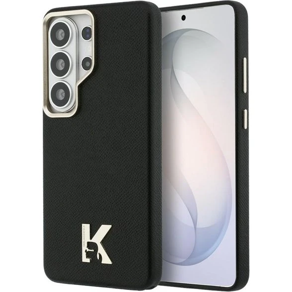 Karl Lagerfeld K Metal Logo MagSafe Case til Samsung Galaxy S26 Ultra - Sort
