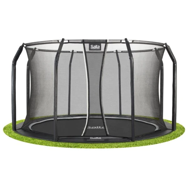 Salta Royal Baseground trampolin Ø427 cm, sort inkl. sikkerhedsnet
