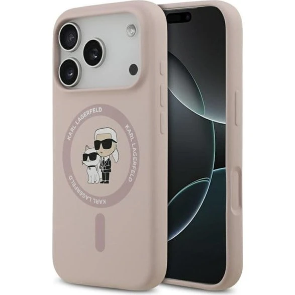Karl Lagerfeld Karl & Choupette MagSafe Silicone Case til iPhone 17 Pro