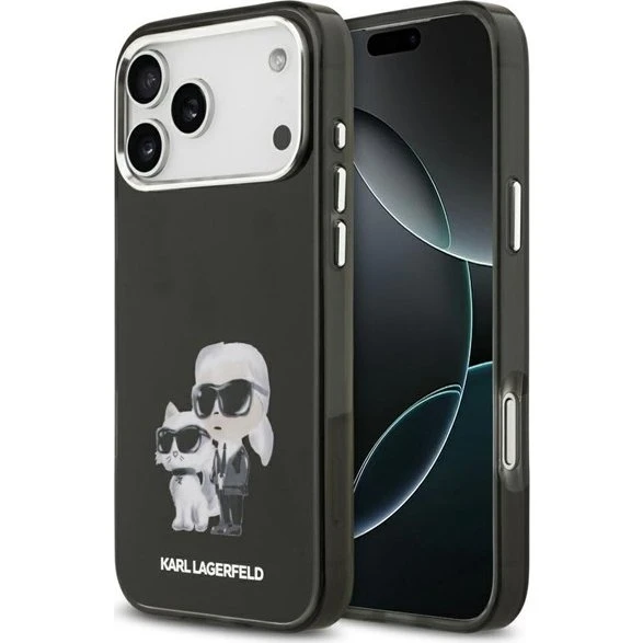 Karl Lagerfeld IML Aquarelle MagSafe Case til iPhone 17 Pro - Black