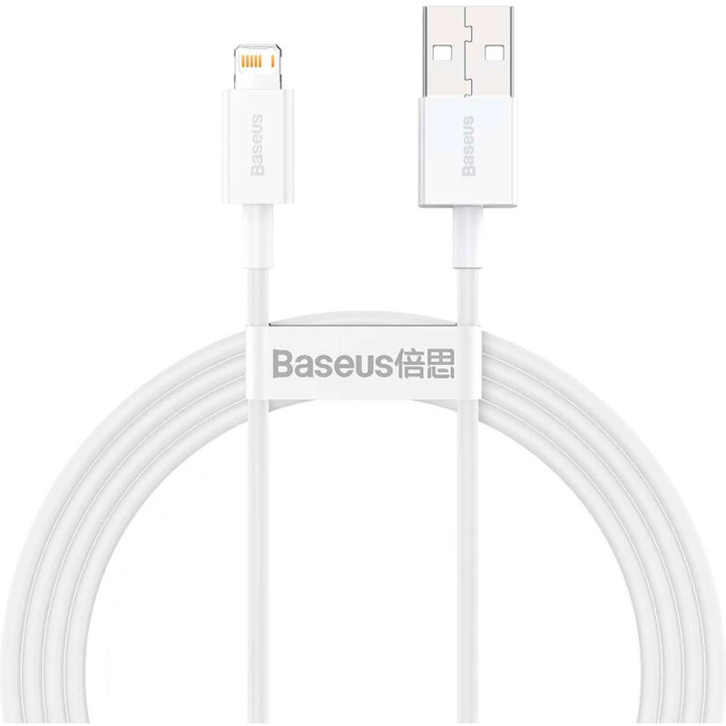 Baseus Superior Series Lightning-kabel 1,5 m – hvid