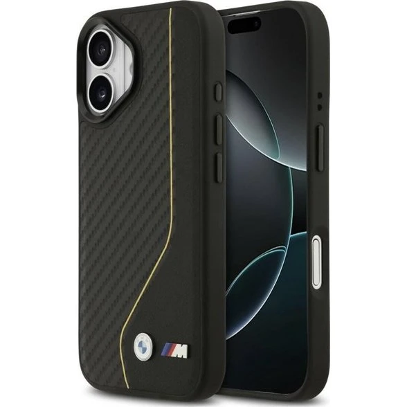 BMW M Carbon Line & Logo MagSafe Case til iPhone 17 - Gul