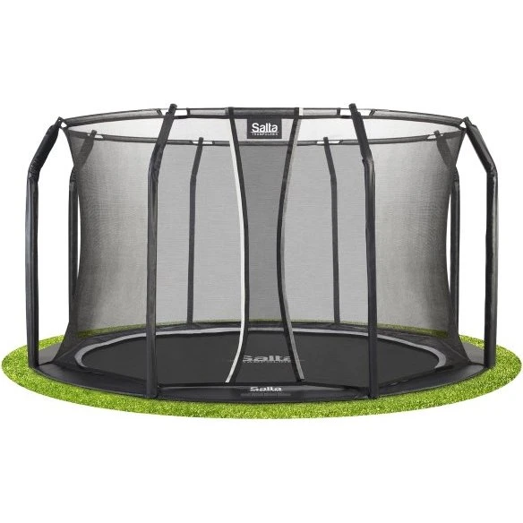 Salta Royal Baseground trampolin Ø366 cm, sort inkl. sikkerhedsnet