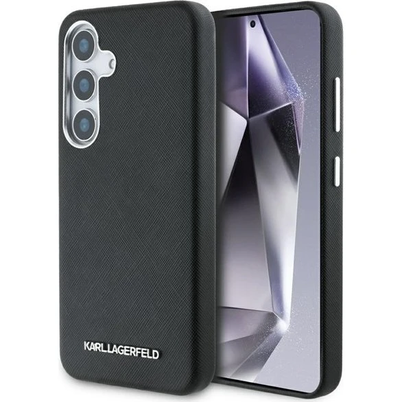 Karl Lagerfeld Saffiano MagSafe Cover til Samsung Galaxy S25+ - Sort