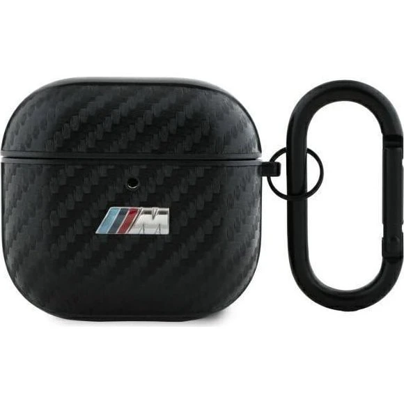 BMW AirPods 4 Cover PU Carbon M Collection - Black