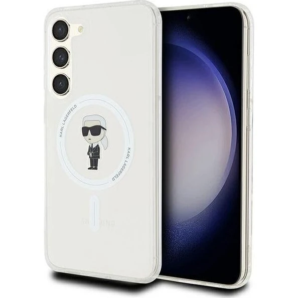 Karl Lagerfeld IML Ikonik MagSafe Case til Samsung Galaxy S24+ - Transparent