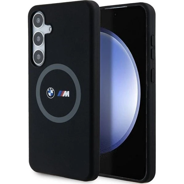 BMW M Silicone MagSafe Case til Samsung Galaxy S24+ - Sort