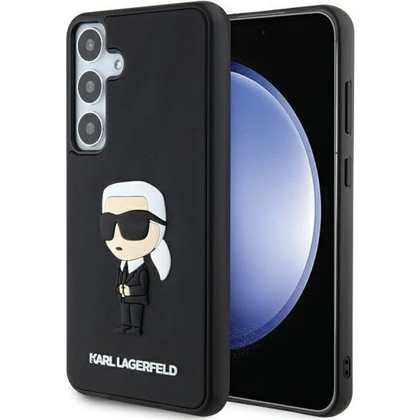Karl Lagerfeld 3D Rubber Ikonik cover til Samsung Galaxy S24 - Black