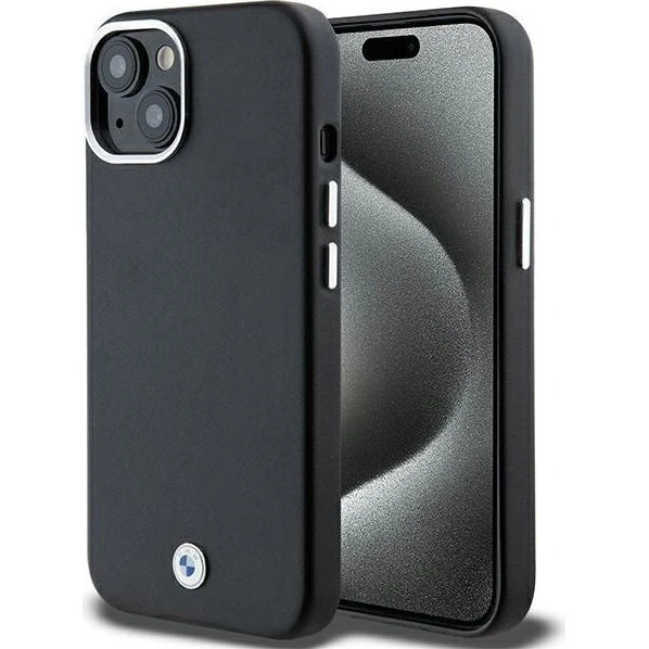 BMW Signature Wrapped Metal MagSafe Case til iPhone 14/15/13 - Black