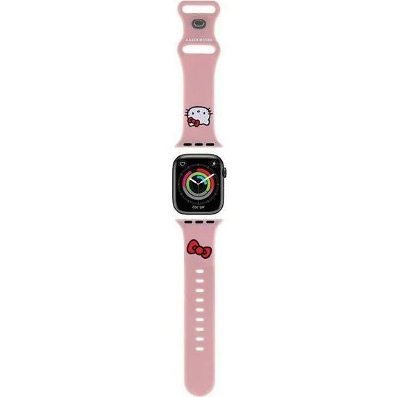 Hello Kitty Silikone Urrem til Apple Watch 42/44/45/49mm - Pink