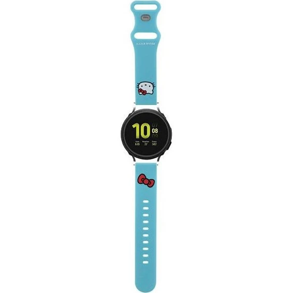 Hello Kitty Universal Silikone Urrem - 20mm - Blå