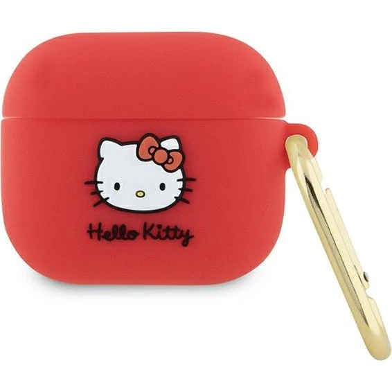 Hello Kitty 3D Silikone Etui til AirPods 3 - Fuchsia