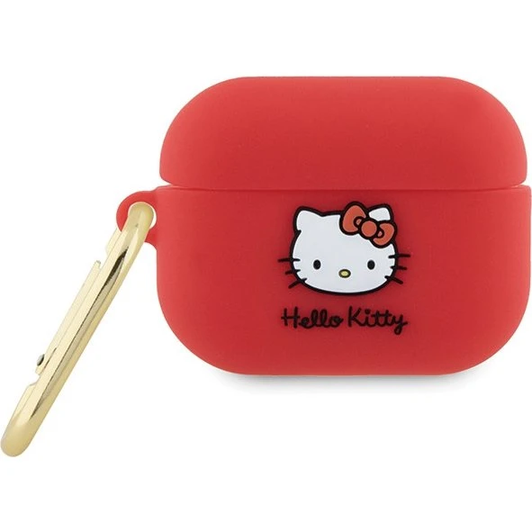 Hello Kitty 3D Silikone Etui til AirPods Pro 2 - Fuchsia
