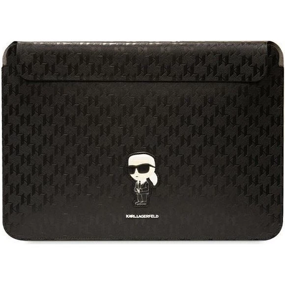 Karl Lagerfeld Saffiano Monogram Ikonik Laptop Sleeve 16"