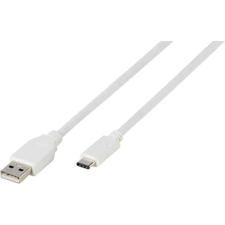VIVANCO USB-C til USB-A kabel 2 m - hvid