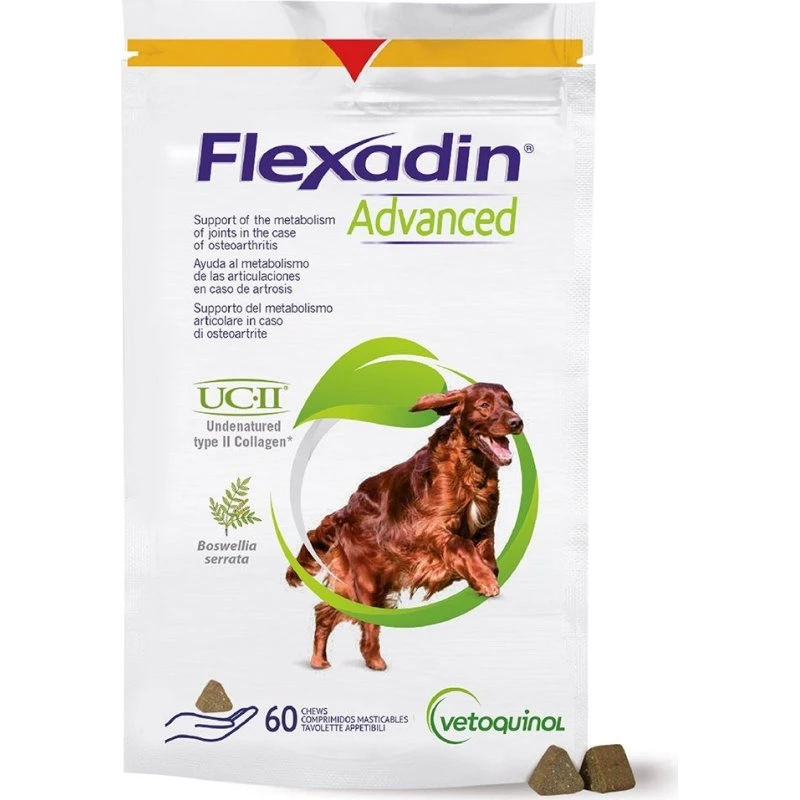 Vetoquinol Flexadin Advanced Hundetilskud - 60 bidder