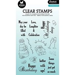Studio Light Clear Stamp Turning Pop-Out Essentials – 15 stk