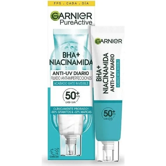 Garnier Pure Active BHA + Niacinamide SPF 50 Fluid 40ml