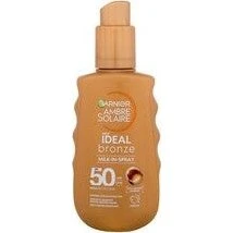 Garnier Ambre Solaire Ideal Bronze Tanning Milk Spray SPF 50, 150 ml