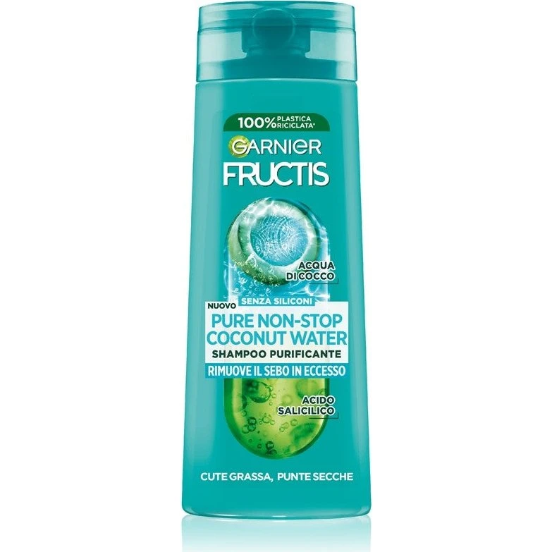 Garnier Fructis Coconut Water Strengthening Shampoo 250 ml