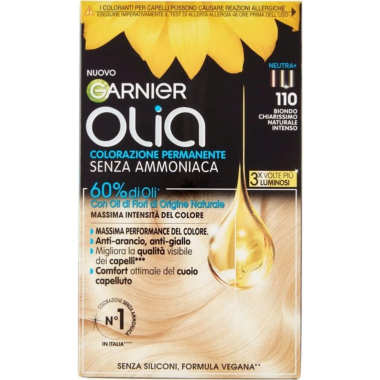 Garnier Olia Permanent Farve Very Light Blonde 110
